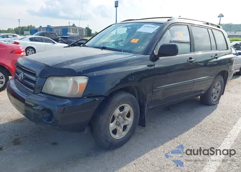 2007 Toyota Highlander V6 из США, поврежденный, VIN JTEDP21A670126725